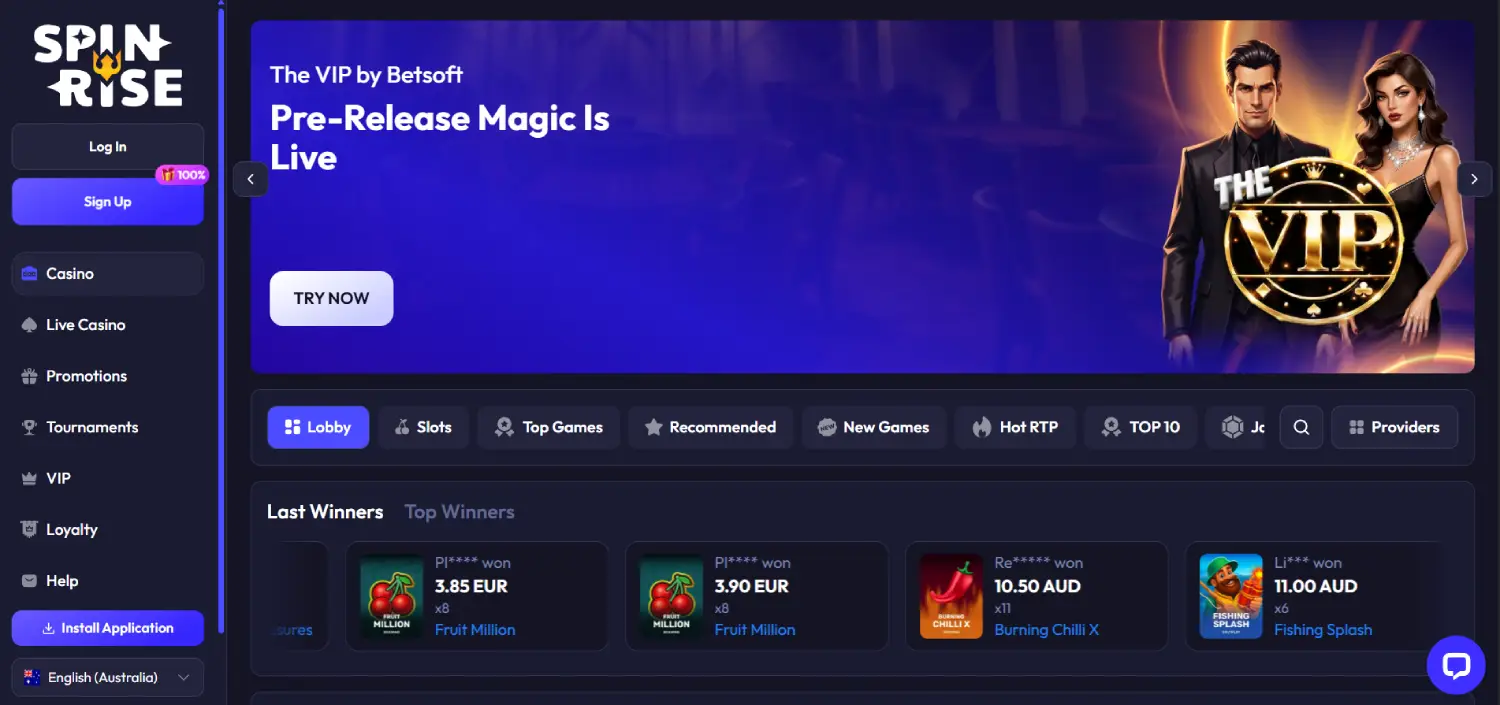 spinrise-main-page